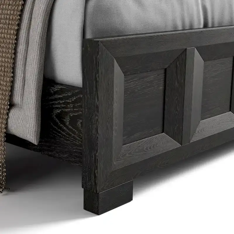 Furniture of America Durem Modern Classic Wood Panel Bed