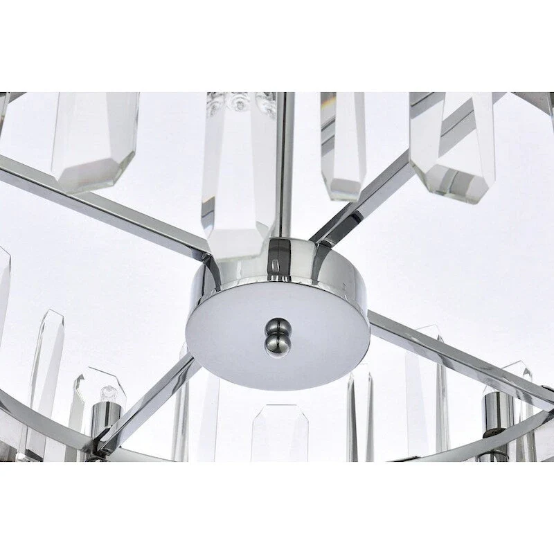 Indigo Home 20 inch crystal round pendant