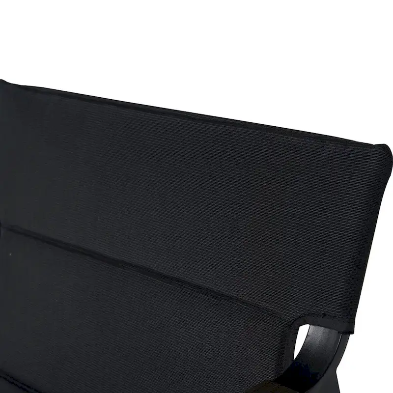 Mesh Sling Armchairs, Conversation Set with Side Table, Aluminum Frame (Set of 3)