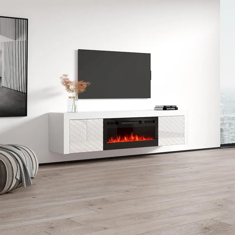 Dia BL-EF Electric Fireplace 71  TV Stand