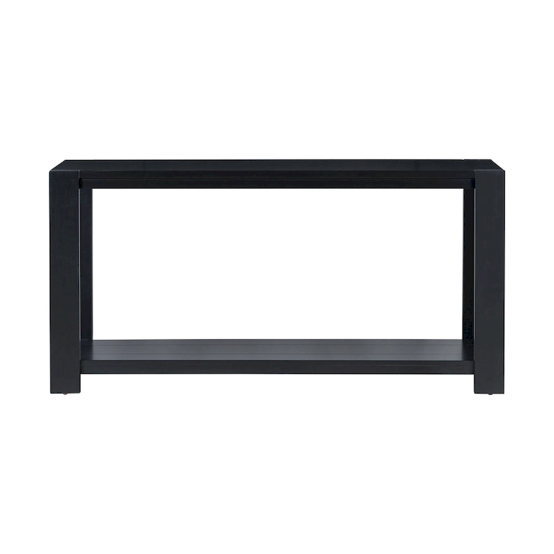 Narrow Long Entryway Console Table Side Table with Bottom Shelf