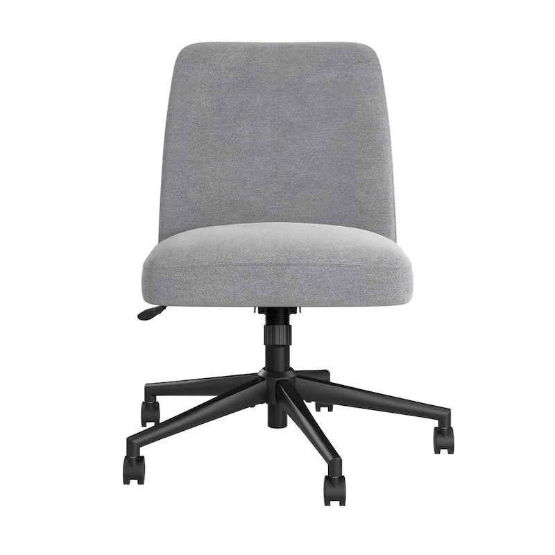 Bush Furniture Serenity Mid Back Armless Office Chair with Wheels