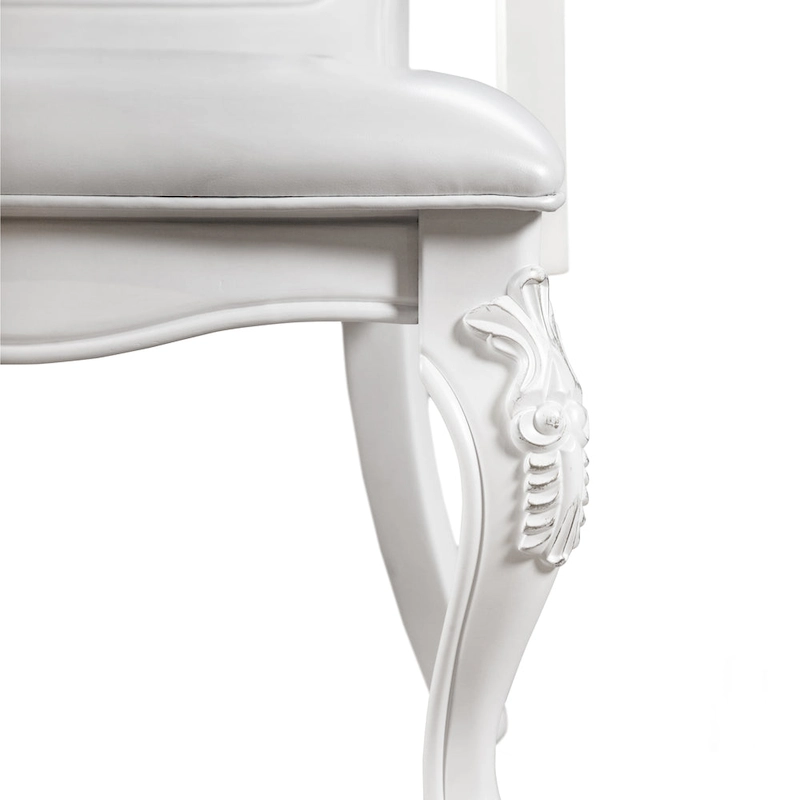 Furniture of America Eugene Traditional Solid Wood 7-Piece Expandable Dining Table Set