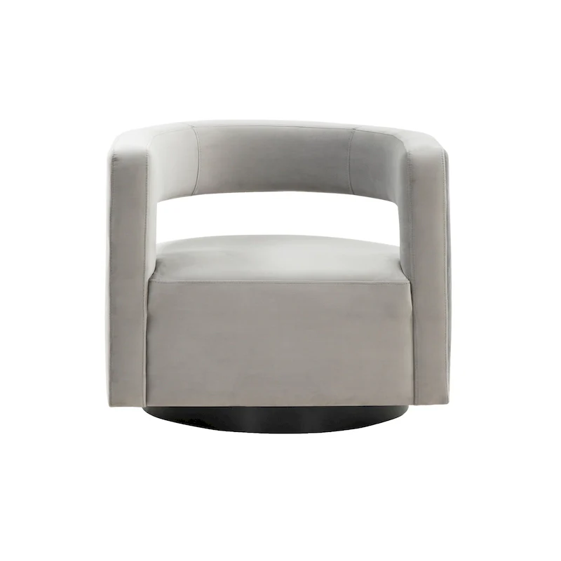 SAFAVIEH Couture Cela Swivel Chair (Fully Assembled) - 31.1 W x 28.4 L x 26.8 H - 31Wx28Dx27H