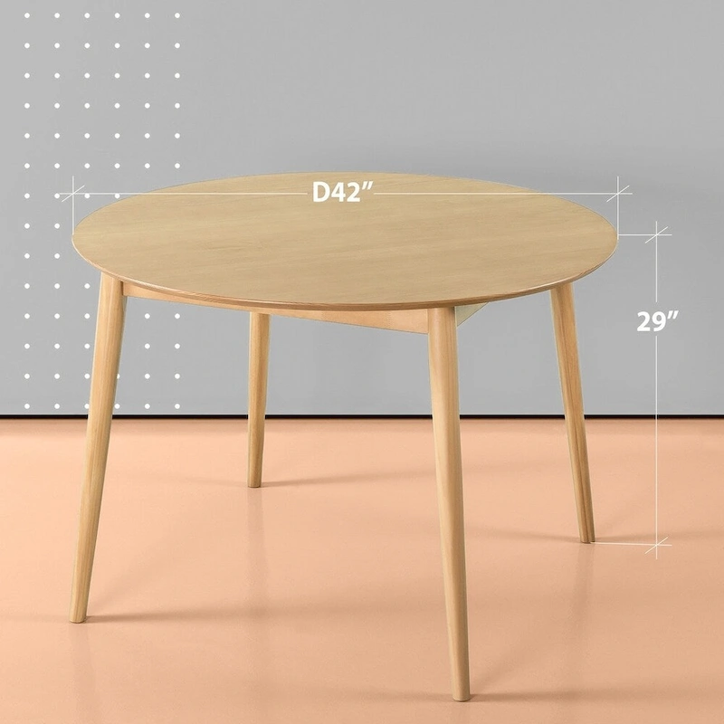 Priage by ZINUS 42 Mid-Century Wood Dining Table - Brown