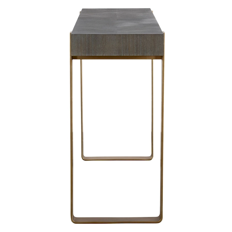 Rectangular Console Table with Strap Legs - 60