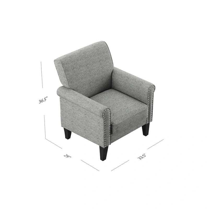 Copper Grove Herve Rolled Arm Chair