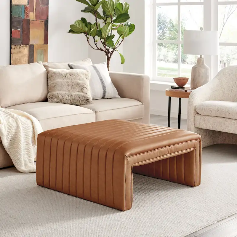 Atkinson Faux Leather Coffee Table