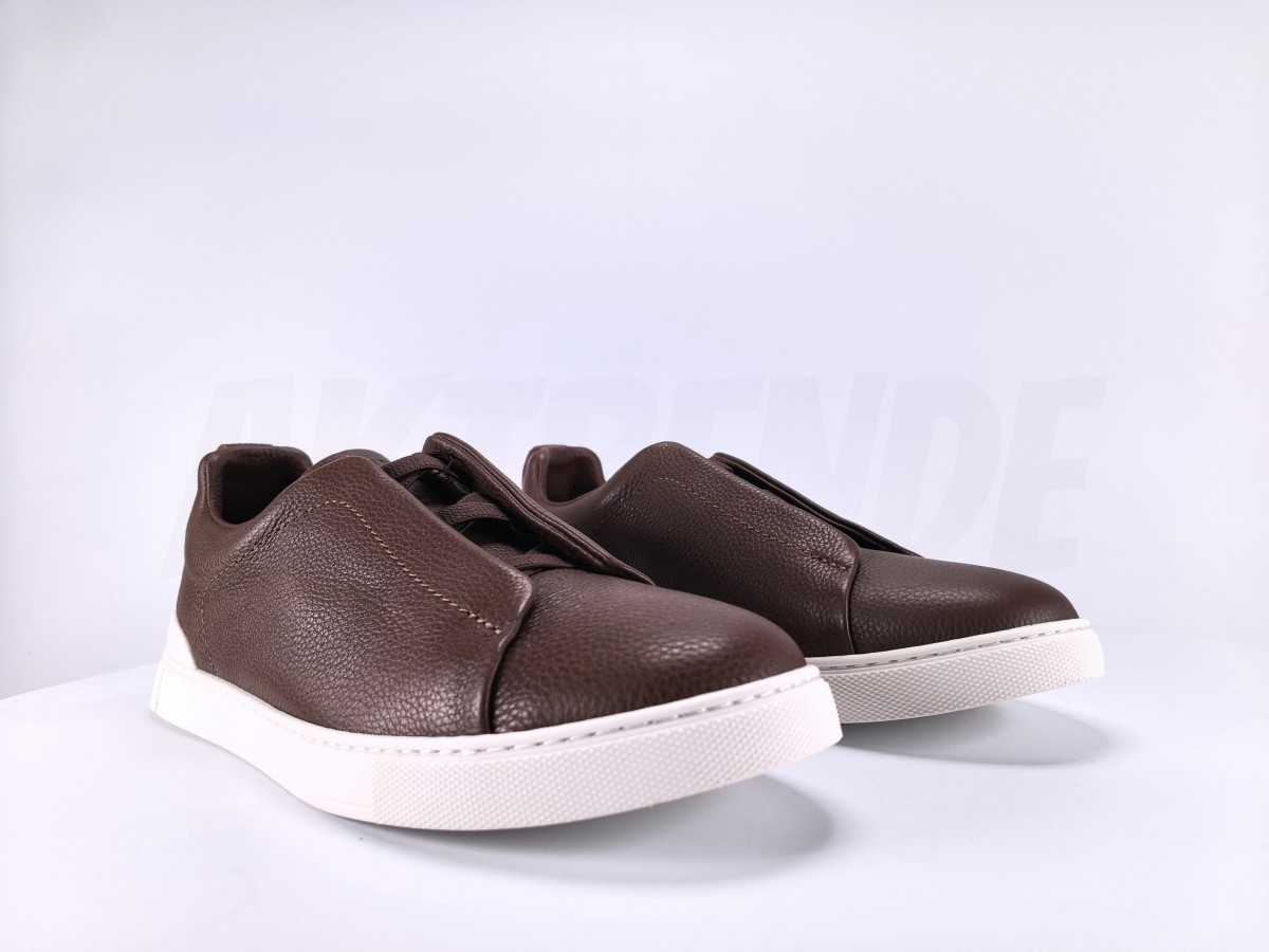 ZEGNA Triple Stitch™ SECONDSKIN Low-Top Luxury Leisure Sneaker - Aktrende