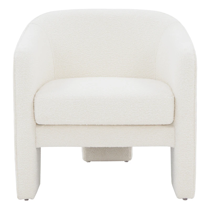 SAFAVIEH Couture Evchen Velvet Accent Chair - 30 W x 28 L x 30 H - 30Wx28Dx30H