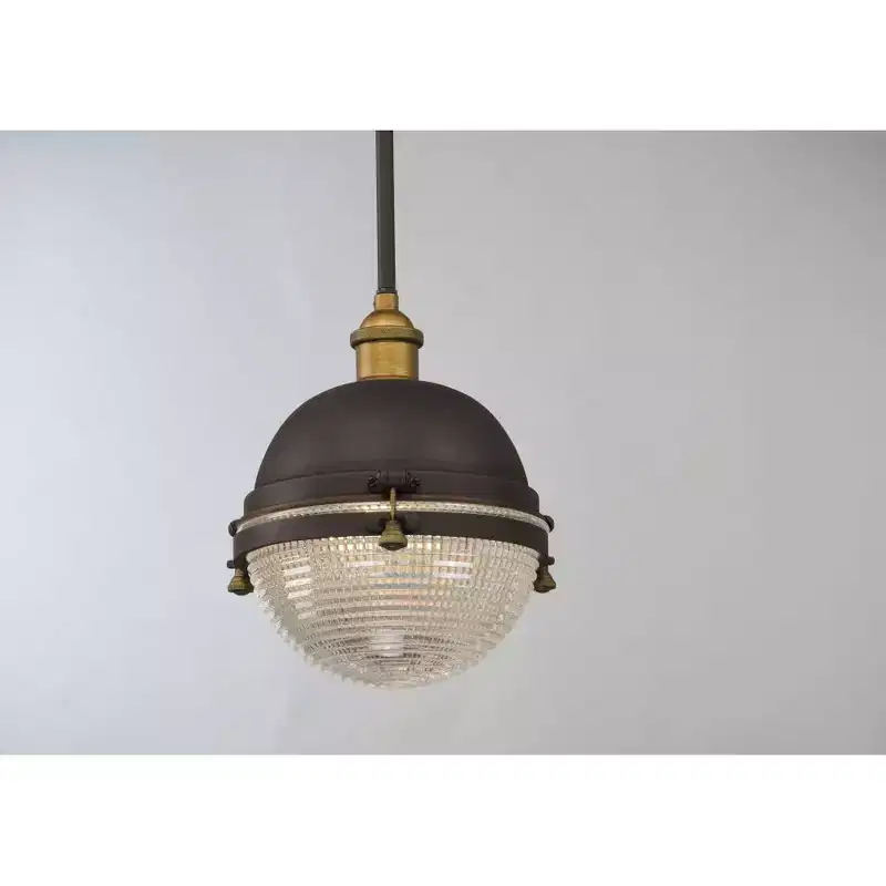 Maxim Lighting Portside 1 - Light Pendant in Oil Rubbed Bronze/Antique Brass