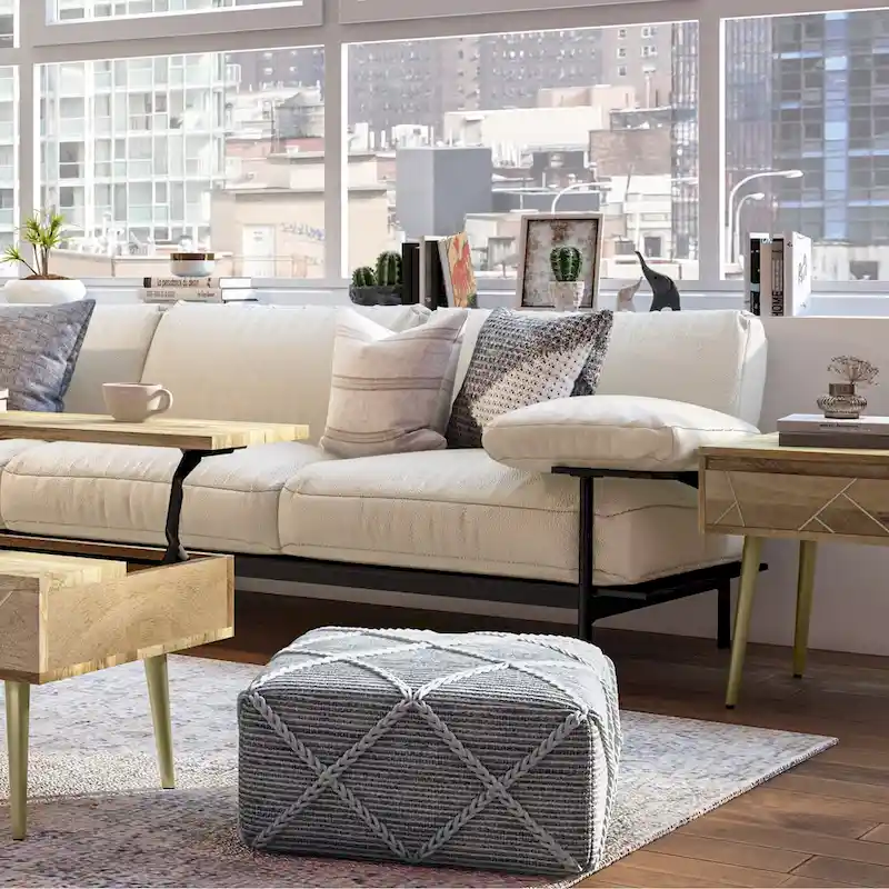 WYNDENHALL Woodley Square Pouf