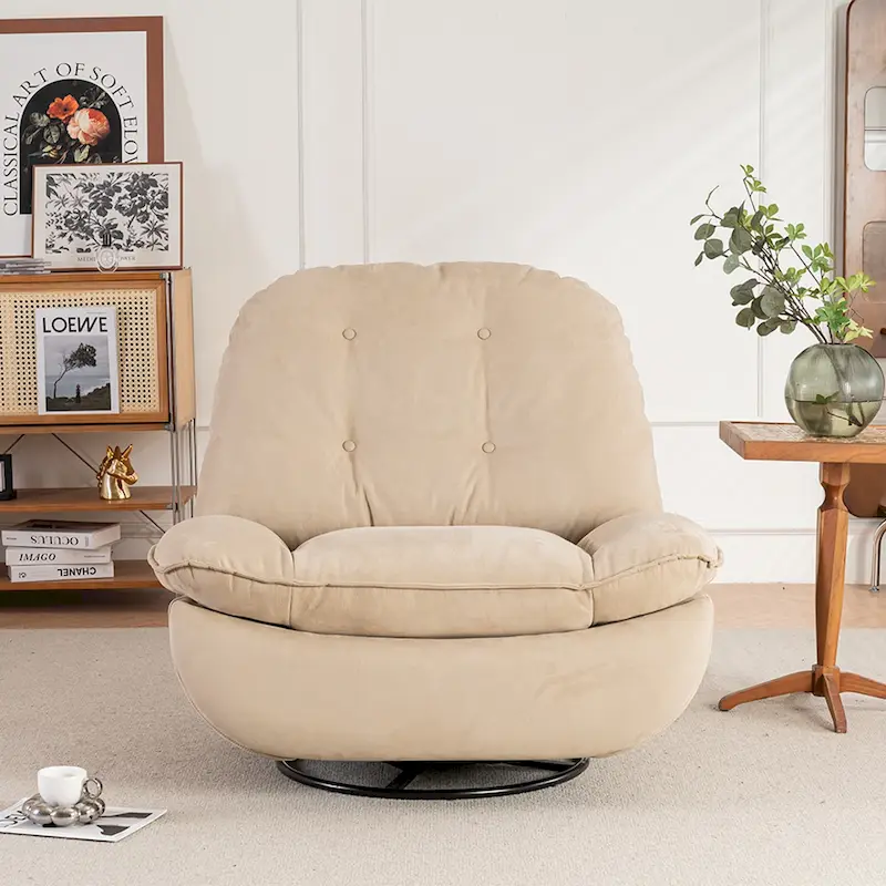 Power Swivel Recliner With USB Charger and Bluetooth Music Player