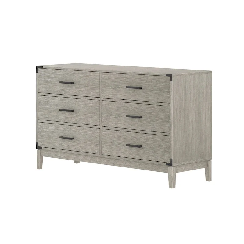 Plank and Beam Contempo 6-Drawer Dresser