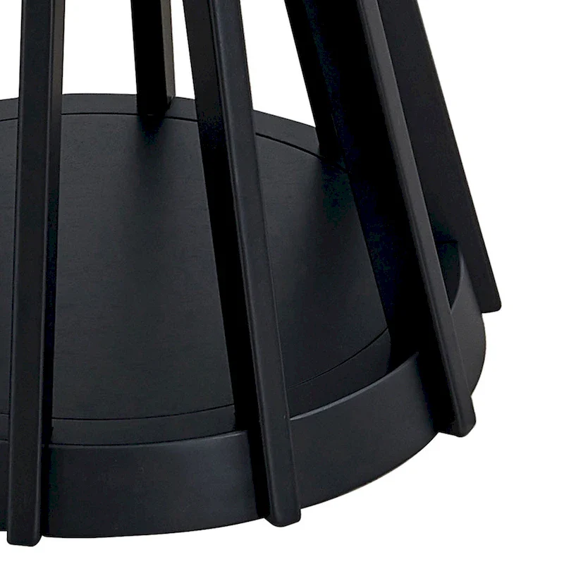 5 Pcs Solid Wood Dining Table Set, Round Kitchen Furniture Set with Wooden Pedestal Kitchen Table and 4 Upholstered Chairs