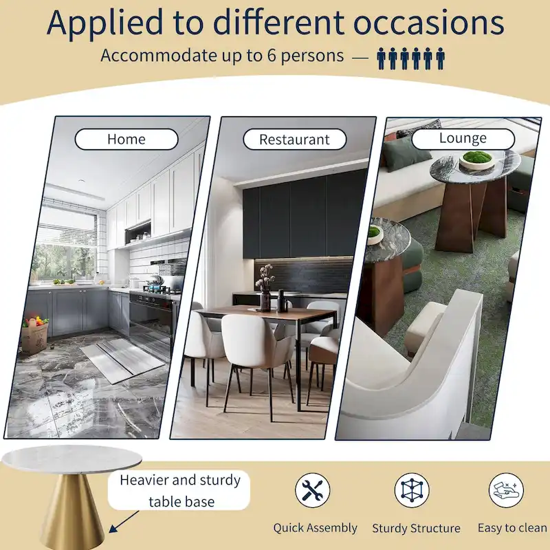 Round Dining table 48 inches