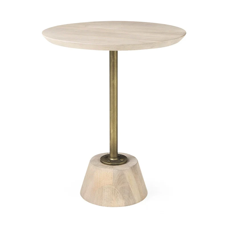 Pedestal Table with Detailing - 24  H x 20  W x 20  D
