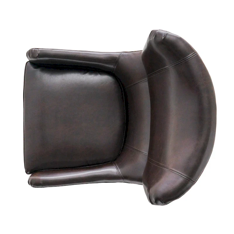 27  High Back Accent Chair with Wing Back and Birch Legs