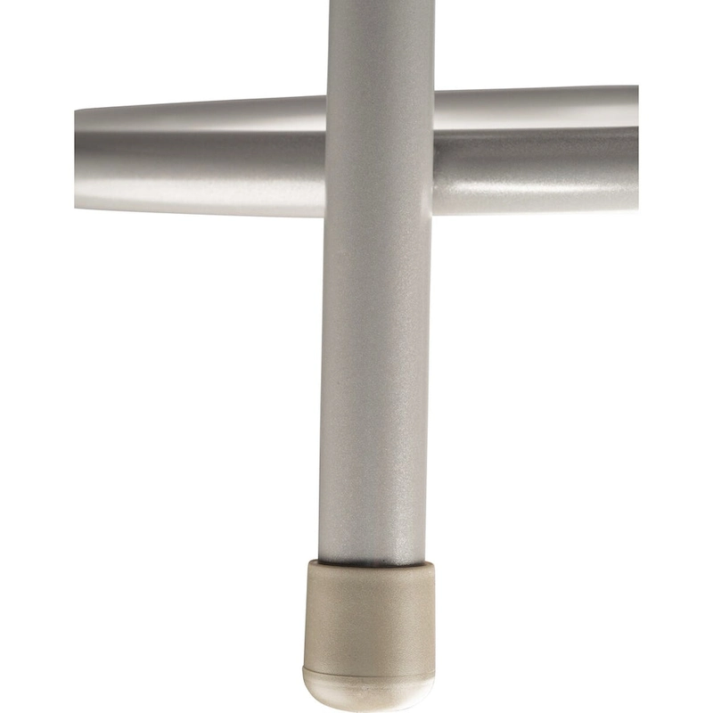 NPS 24 Heavy Duty Vinyl Padded Steel Stool, Grey