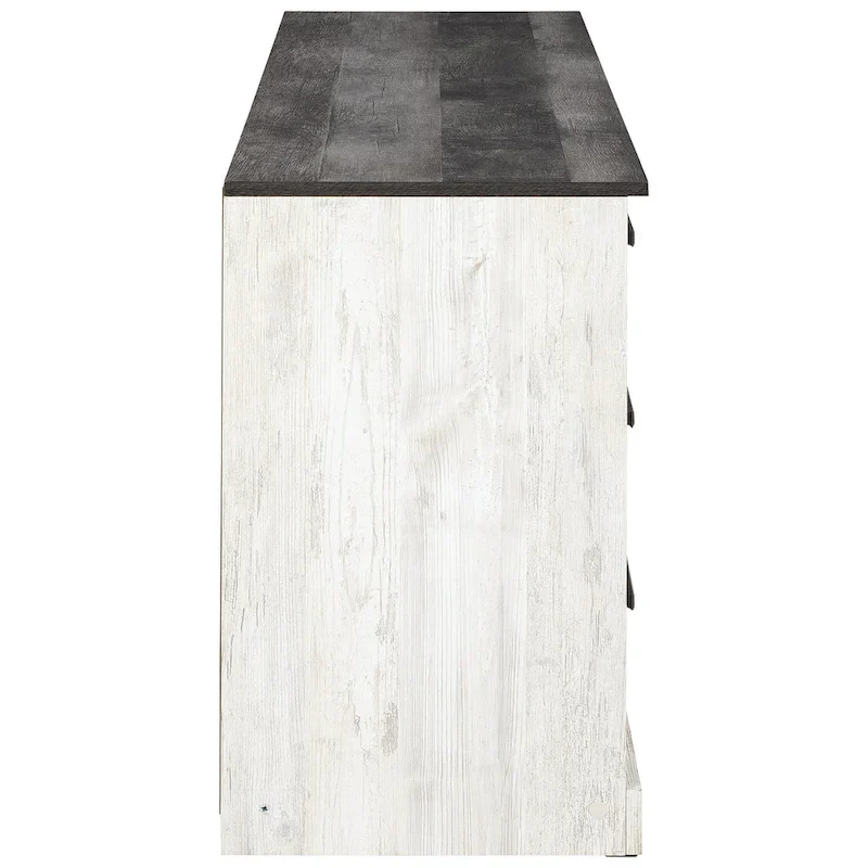 Contrasting Woodgrain Chest of Drawers