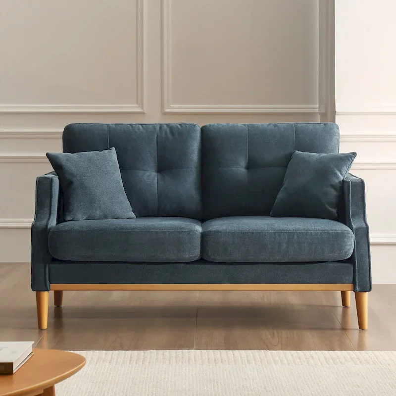 Loveseat With Waterproof Fabric, USB Charge