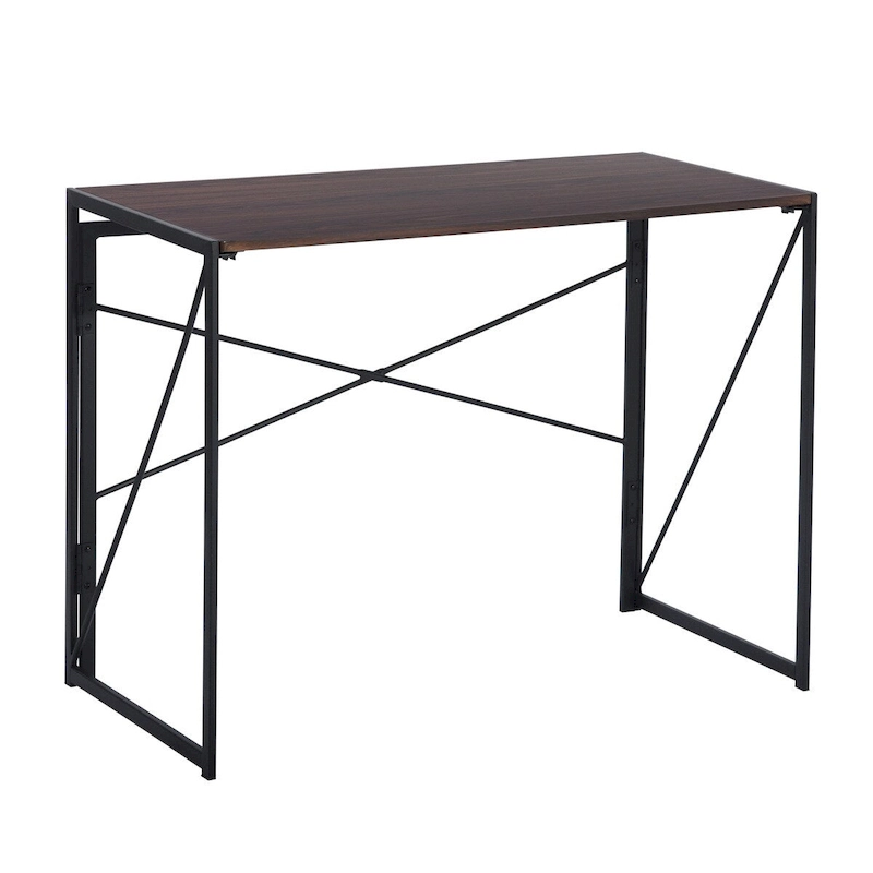 HomyLin 39 Simple Folding Study Writing Desk, No Assembly Required