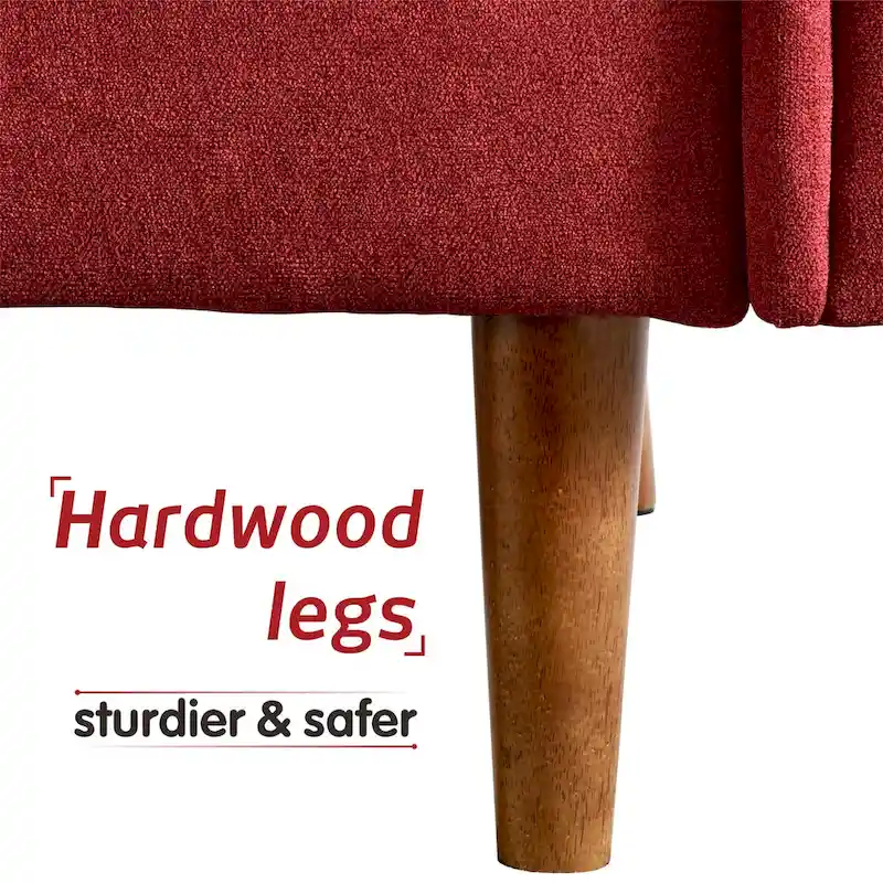 OVIOS Upholstered Mid-century Sofa