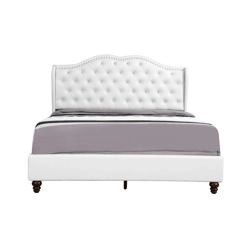Joy Jewel Tufted Upholstered Bed