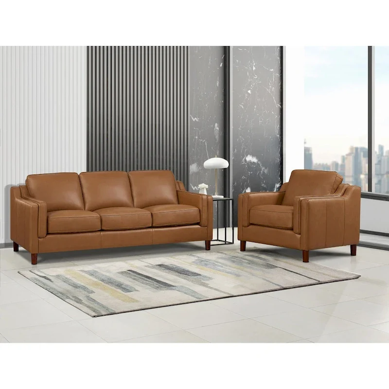 Top Grain Leather Sofa