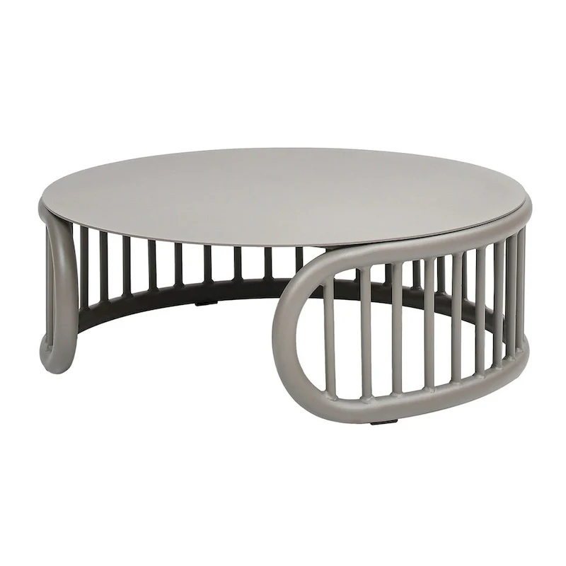 Harper 34.5 Aluminum Patio Round Coffee Table