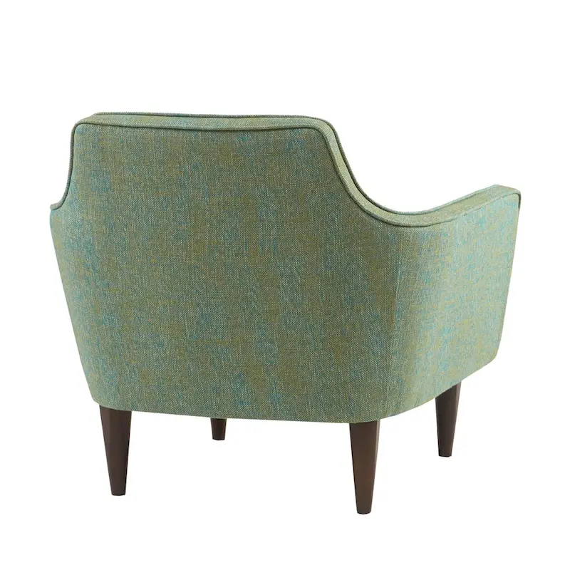 Blue/Green Mid-Century Accent Chair - Single Seat