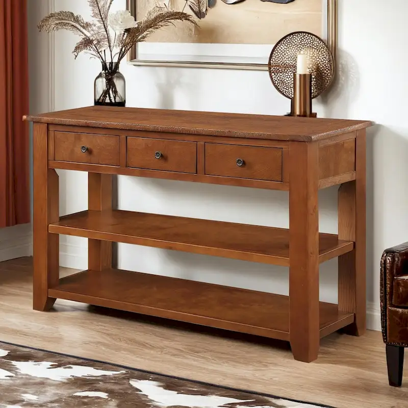 Modern Solid Wood Sofa Table