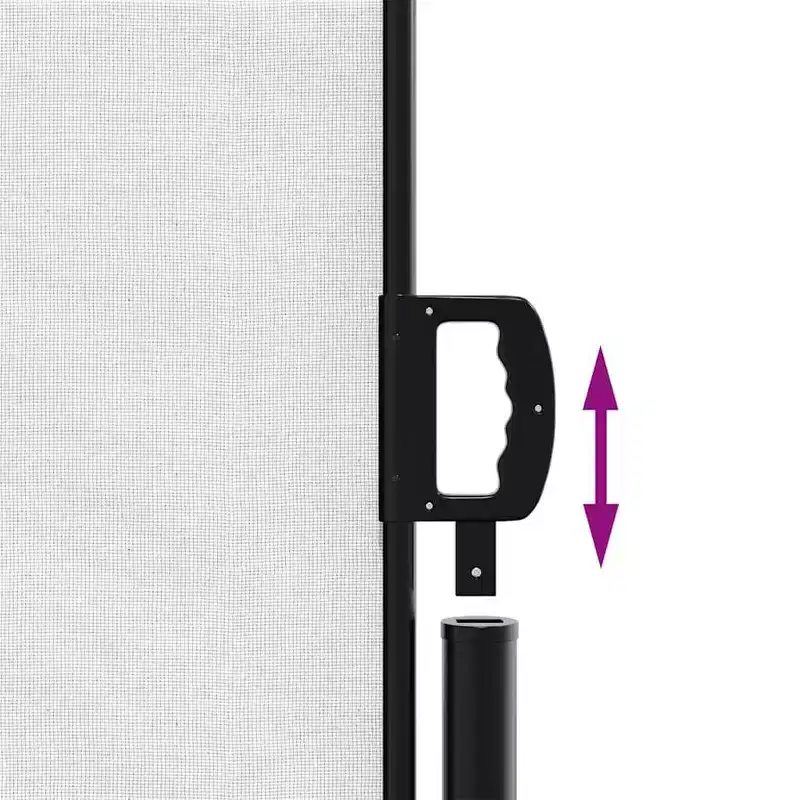 vidaXL Retractable Side Awning White