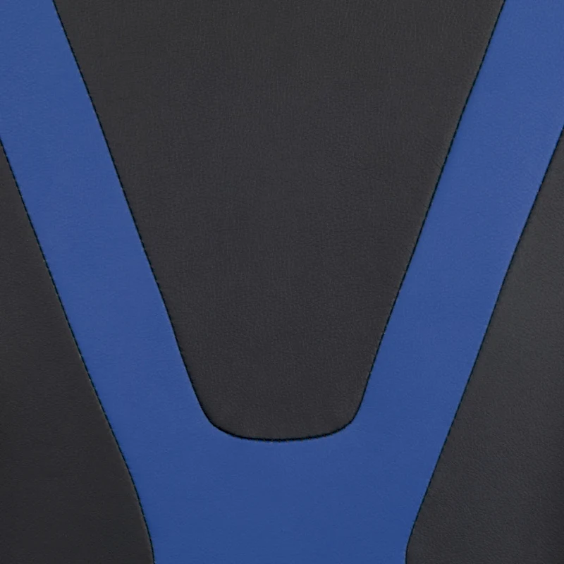 Racing Gaming Ergonomic Chair with Fully Reclining Back in Red LeatherSoft