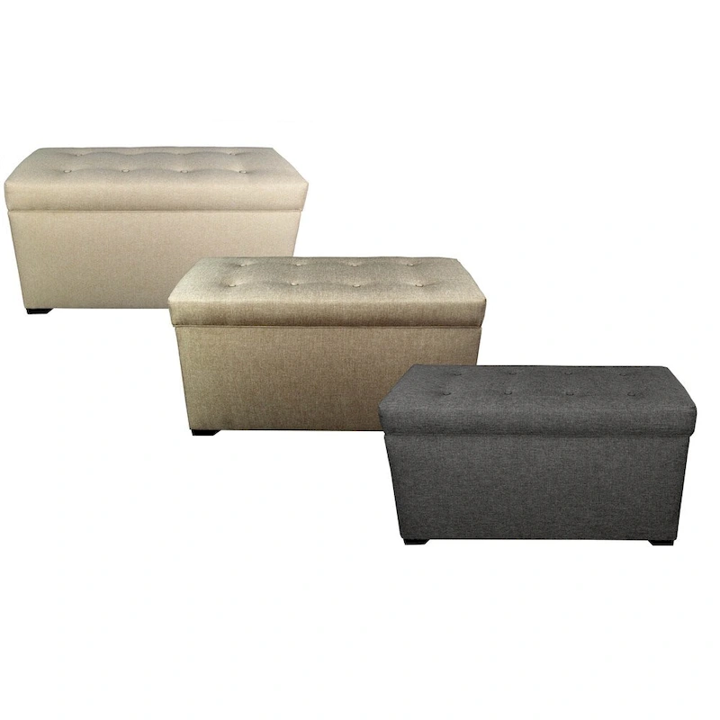 Angela 8-button Tufted HJM08 Storage Trunk Bench