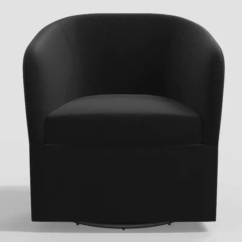 Rhea Swivel Chair in Velvet - Threshold