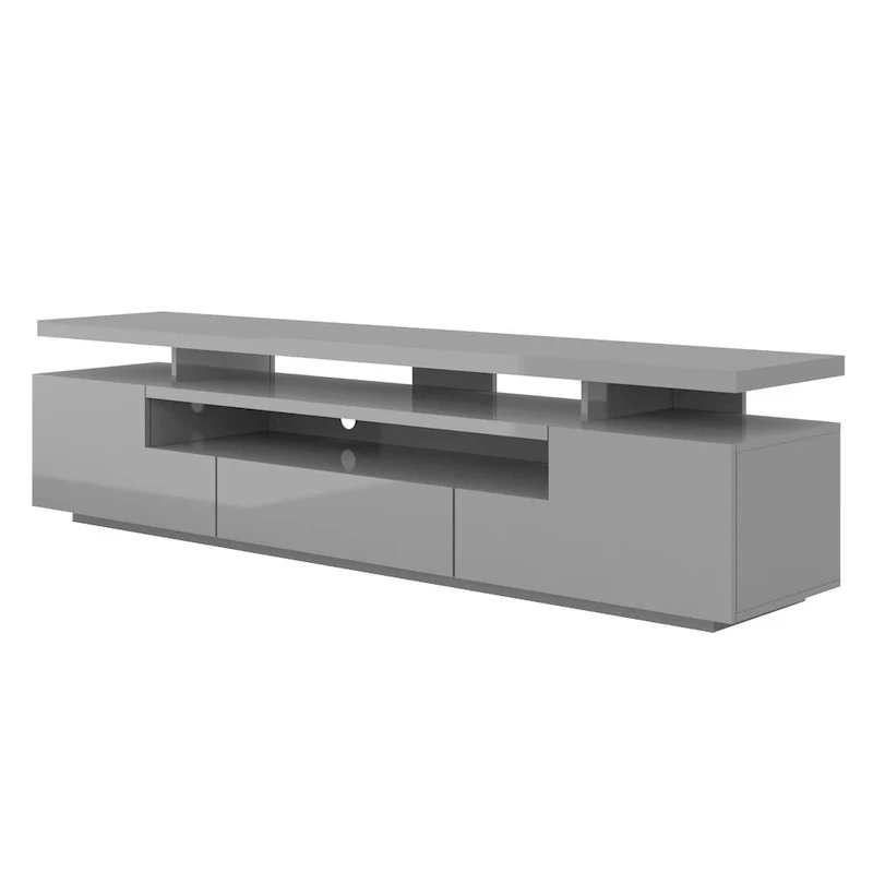 Strick & Bolton Sparkes 77-inch High Gloss TV Stand with LED Lights