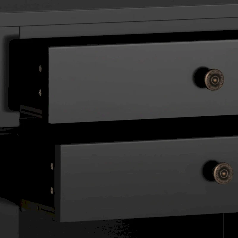 WYNDENHALL Sterling SOLID WOOD 24 inch Wide Bedside Nightstand Table