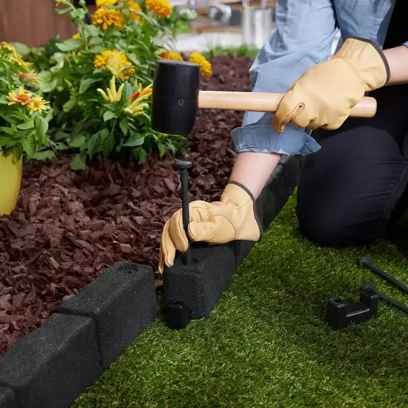 Cobblestone SmartLoc Rubber Landscape Edging