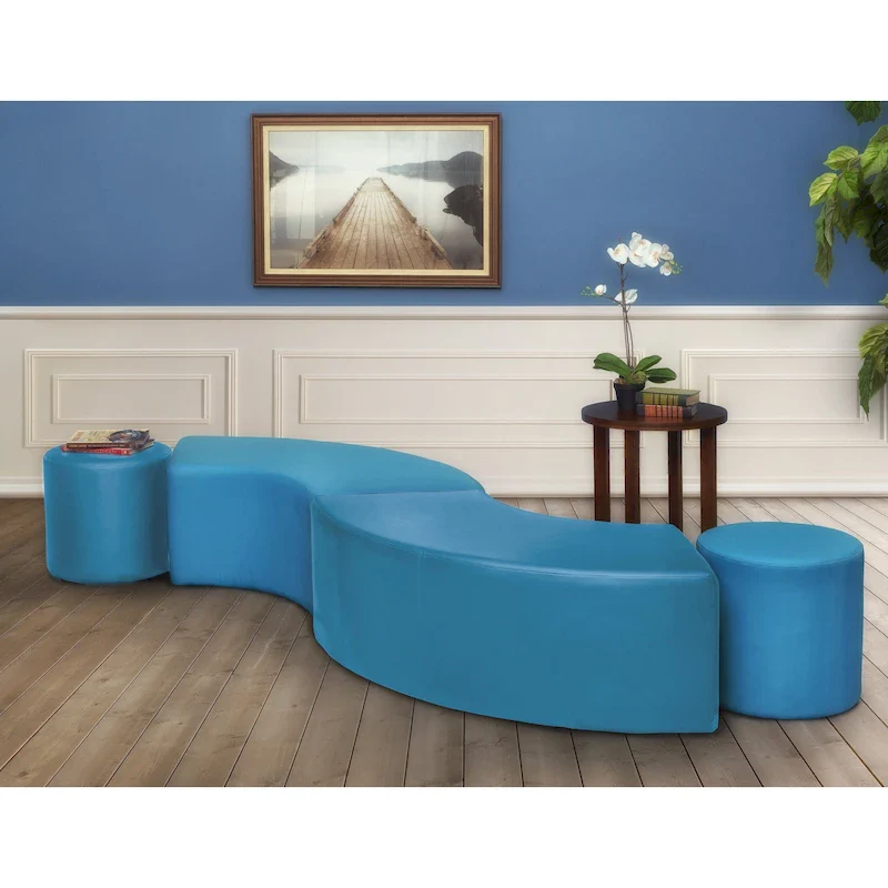 Logan Round Ottoman (Set of 2)