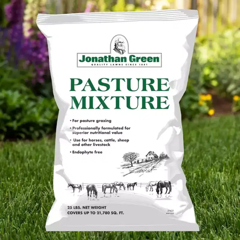 Jonathan Green Pasture Grass Mixture  Endophyte-Free Blend for Nutritious and Safe Grazing Pastures, 25lb