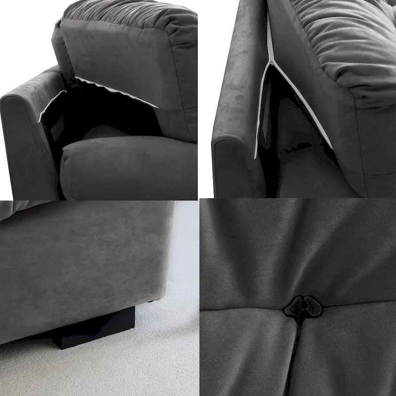 89 Tufted Sofa Cloud Shaped Couch