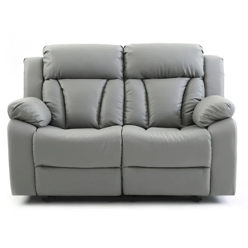 Daria Faux Leather Reclining Loveseat