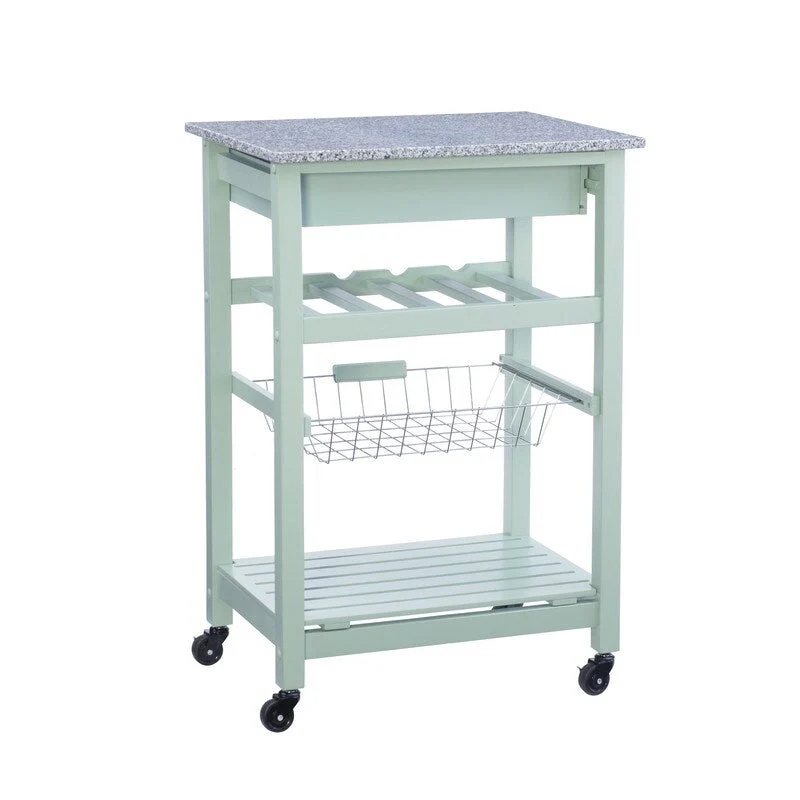Jake Compact Mobile Rolling Kitchen Cart