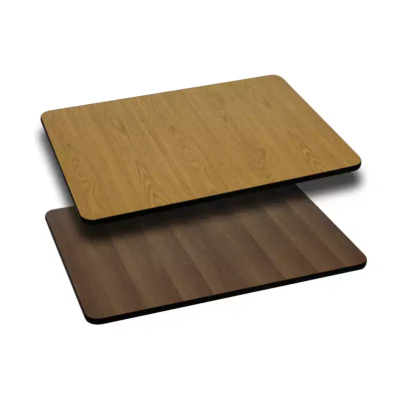 Flash Furniture 30'' x 42'' Rectangular Table Top with Reversible Laminate Top