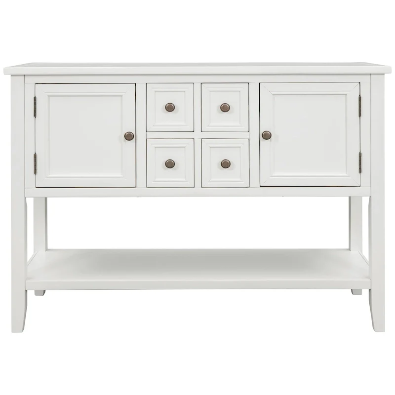 Buffet Sideboard Console Table with Bottom Shelf