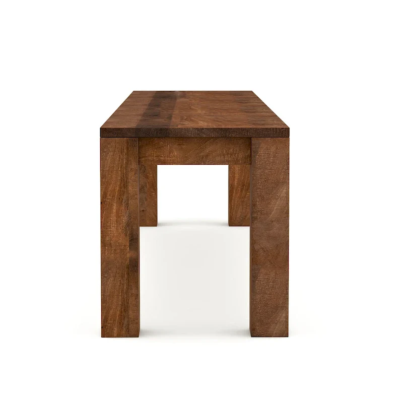 Anaisha Rustic Solid Mango Wood Dining Bench by Furniture of America