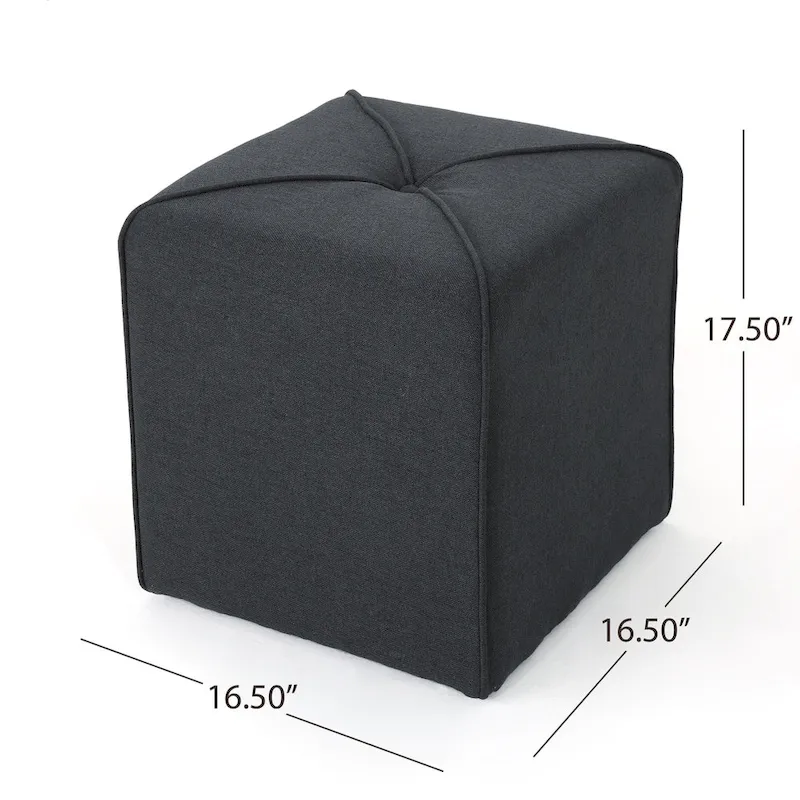 Kenyon Fabric Square Ottoman by