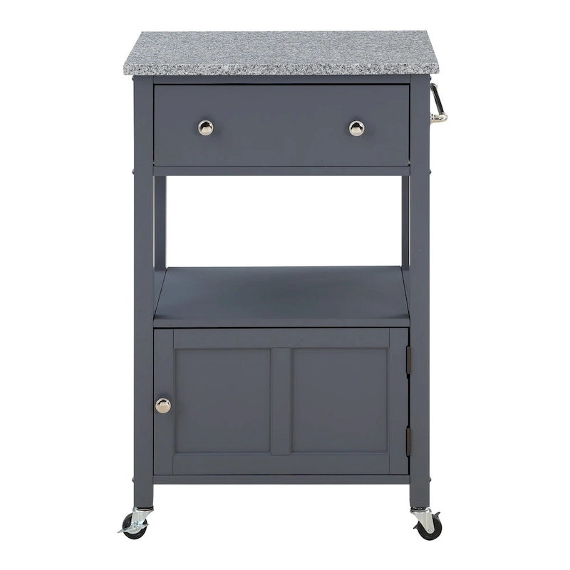 Fairfax Kitchen Cart with Granite Top