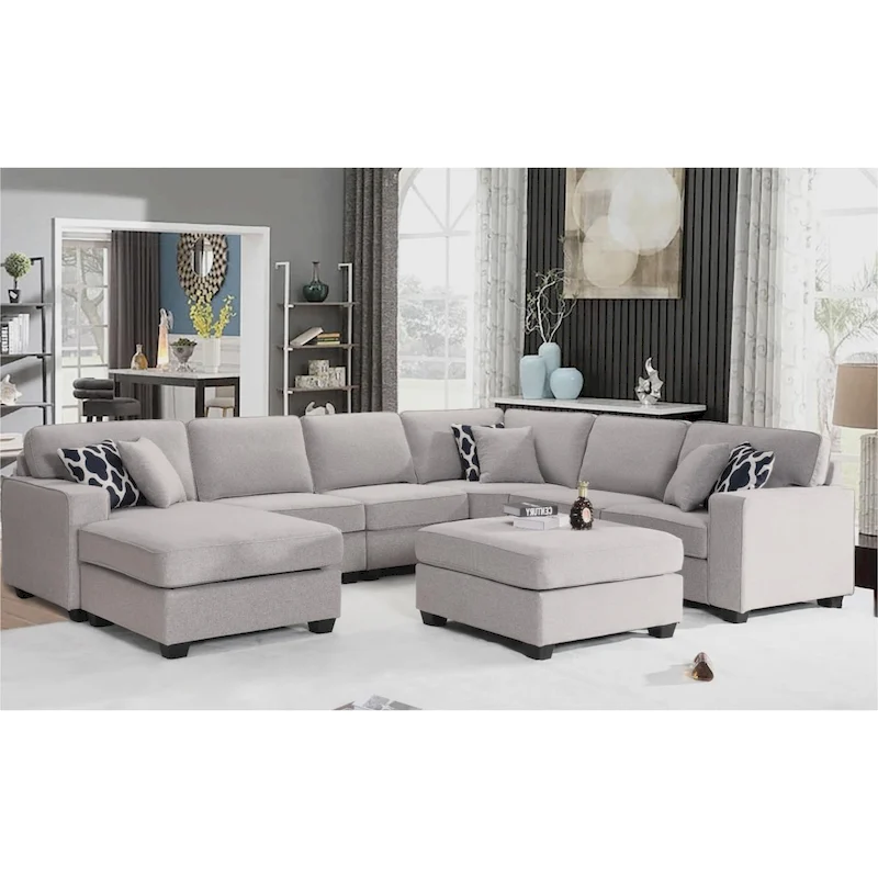 Flexible Combination Module Reversible Sectional Sofa